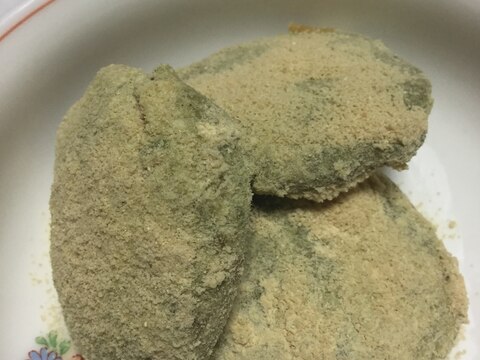 抹茶の豆腐おからクッキーきな粉風味